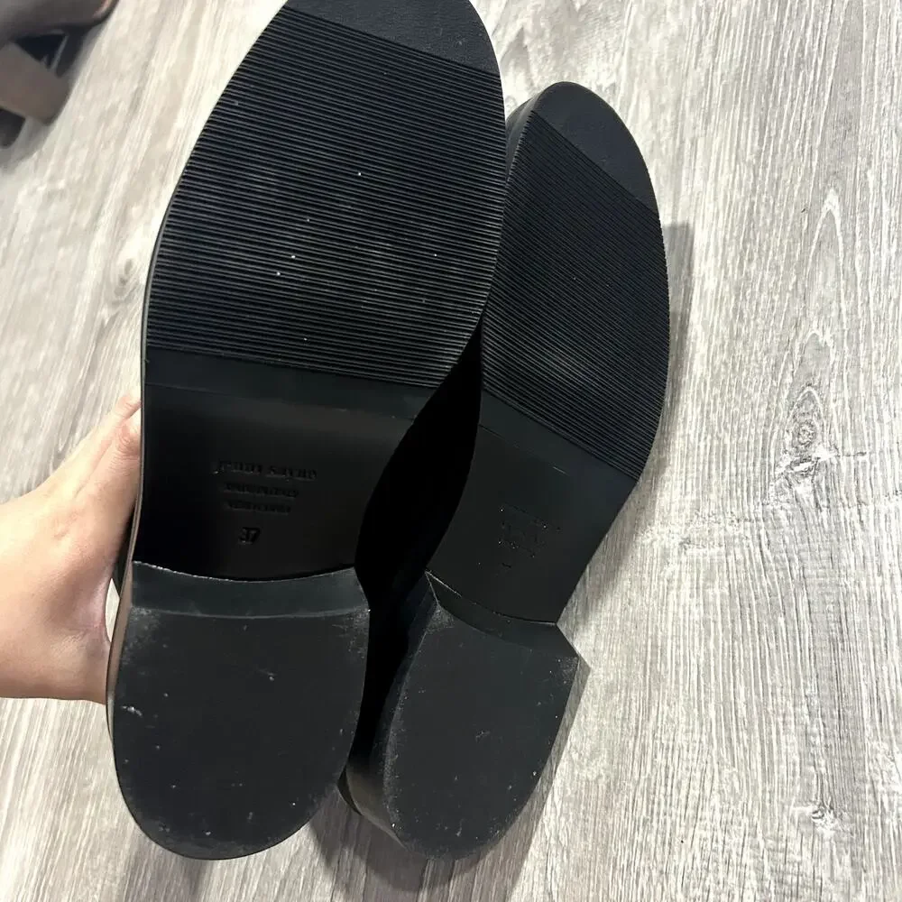 Jenni Kayne Leather Alden Black Boot NEW Size 37